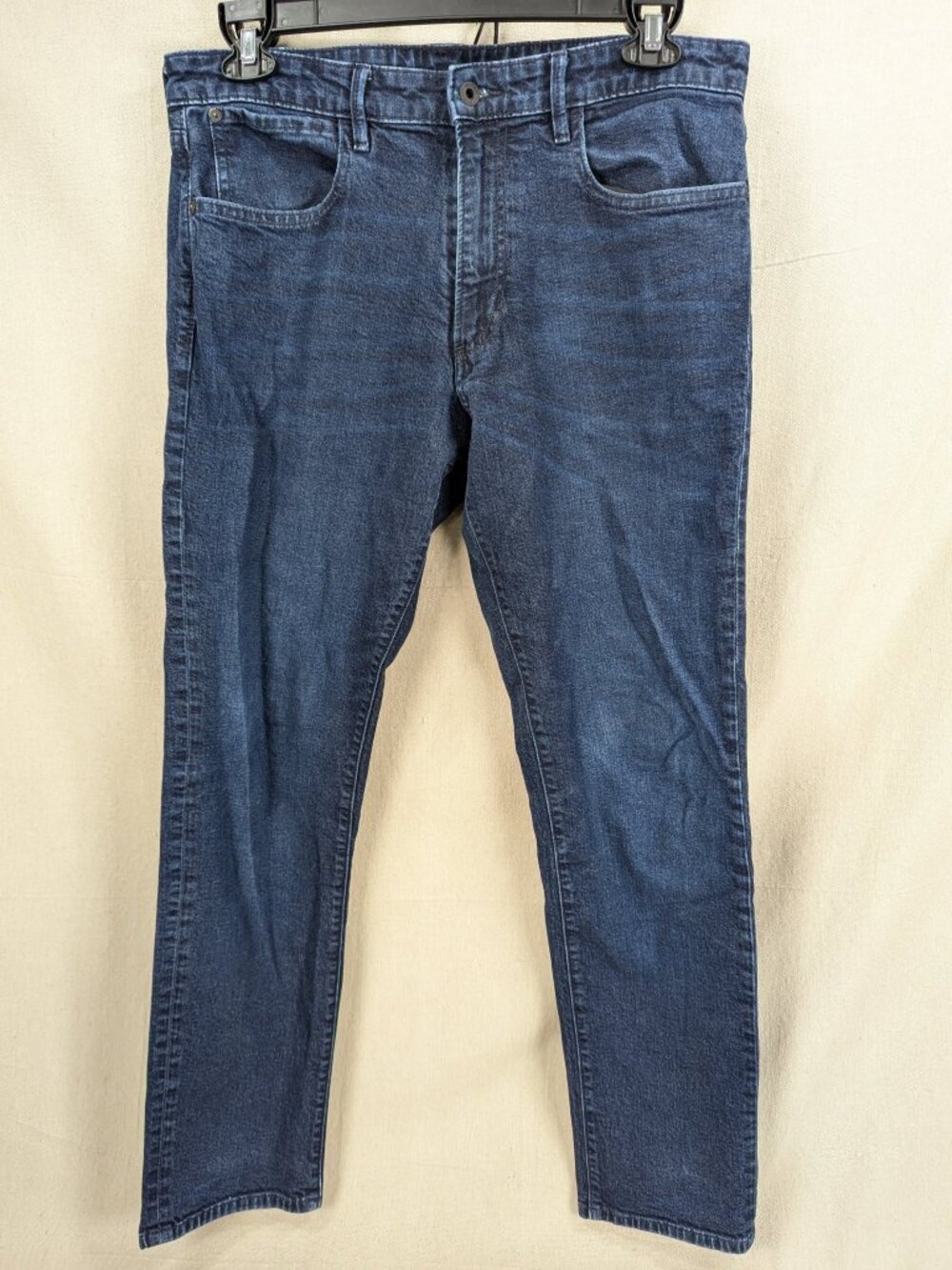 Bonobos Men's Jeans Dark Wash 5-Pocket Regular‎ Fit 17.5in Waist 29.5in Inseam